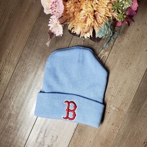Boston Red Sox Light Blue Beanie Winter Hat